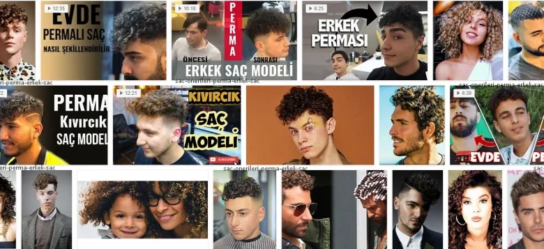 En İyi Erkek Perma Saç Modelleri *2022 Erkek Saç Önerileri 